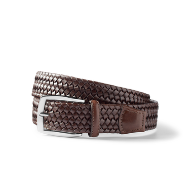 Matchpoint | Men's Italian Stretch Leather Belt | Chocolate Brown