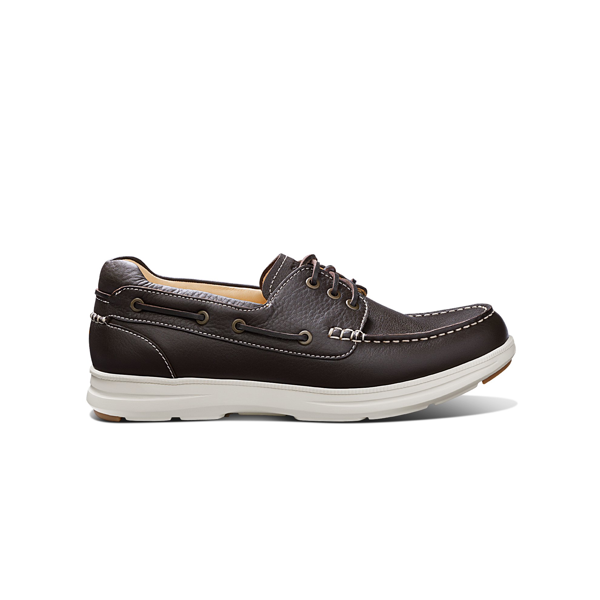 Men's New Endeavor Boat Shoe | Espresso Brown Leather – Samuel Hubbard