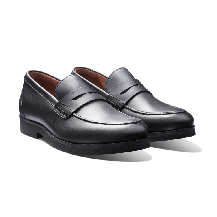 Tailored Traveler Classic Penny Loafer black leather